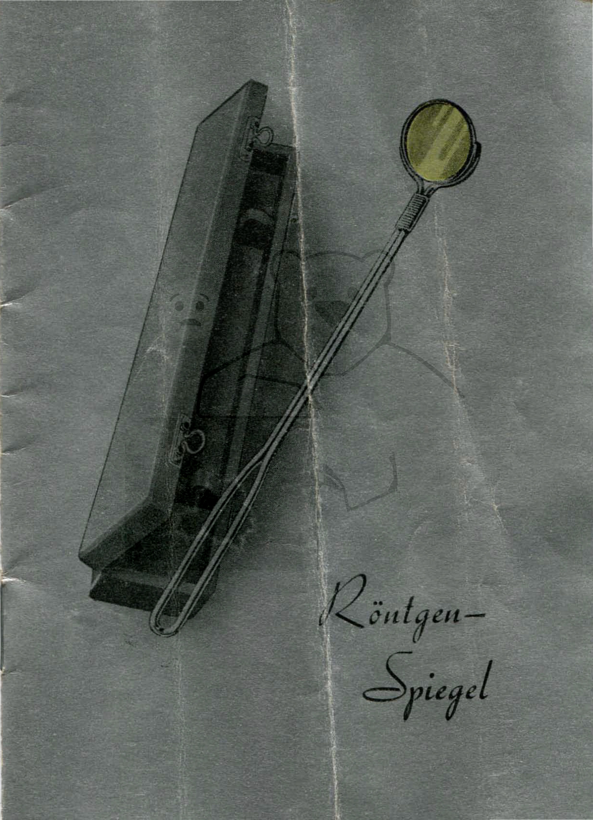 Röntgenspiegel nach Zeipper, Mitte der 1930'er Jahre - Anleitung, Deckblatt